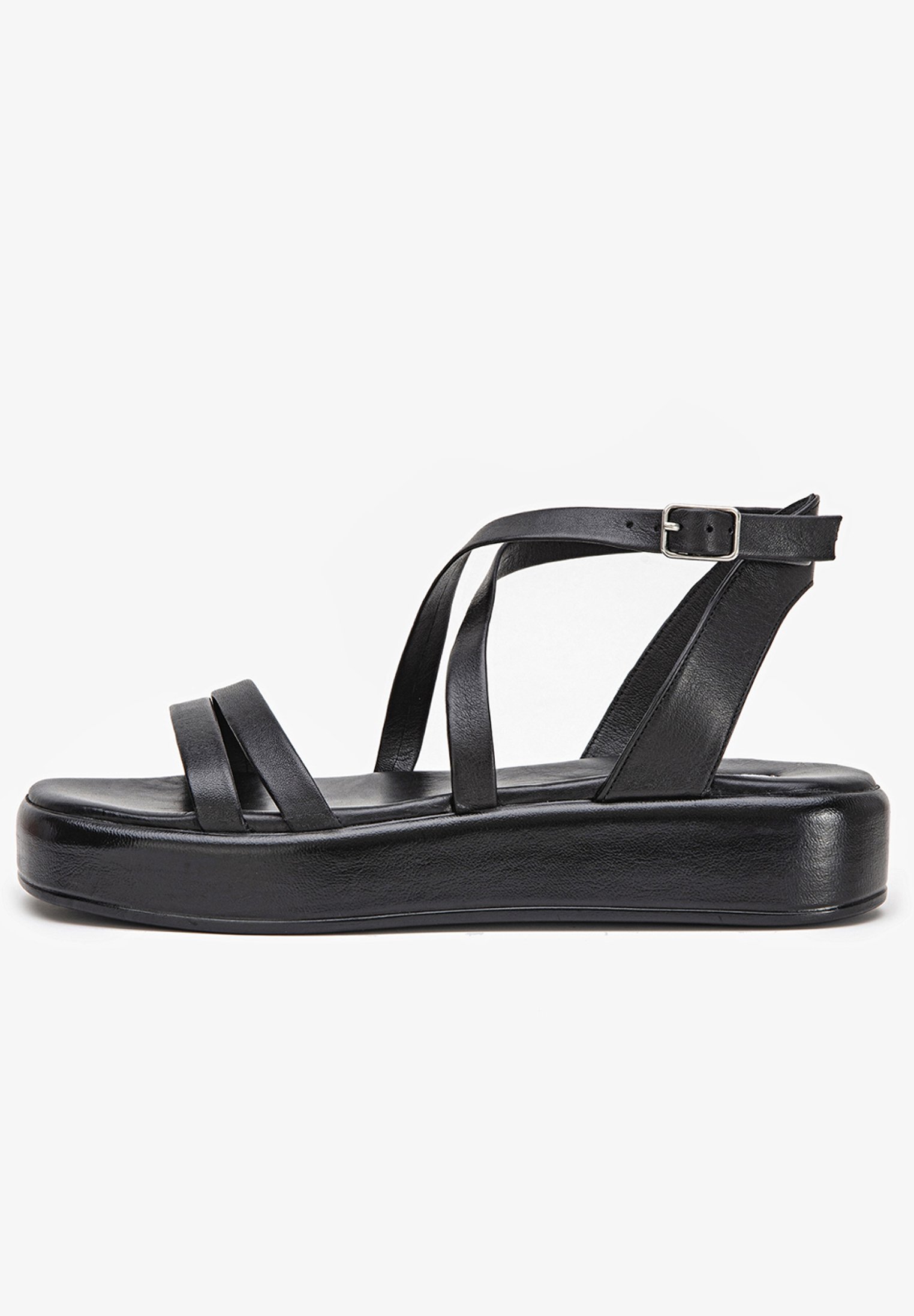 Inuovo Sandalen met sleehak - black blk/Zwart - Zalando.nl