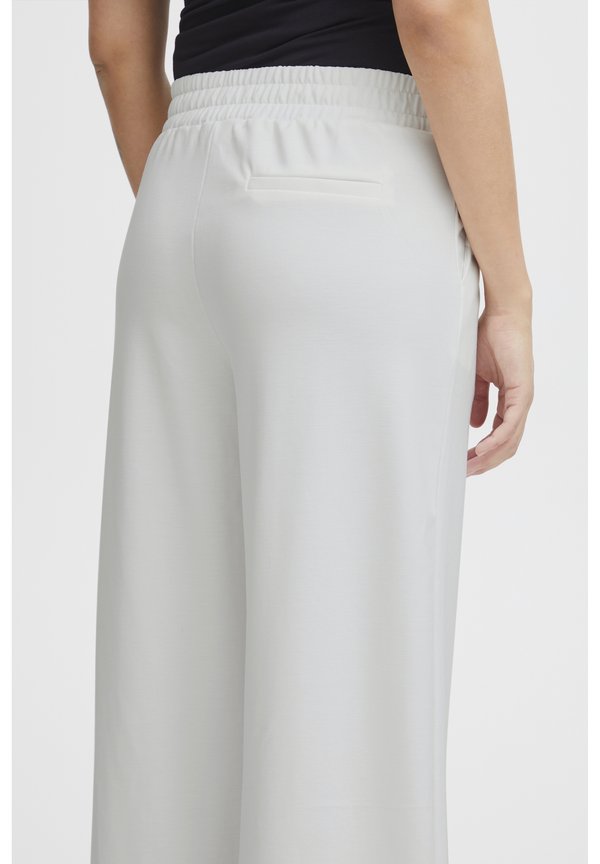 KATE WIDE - Trousers - cloud dancer2