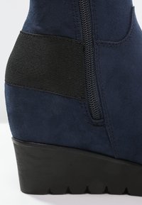 Tamaris Botas de cuña - dark blue