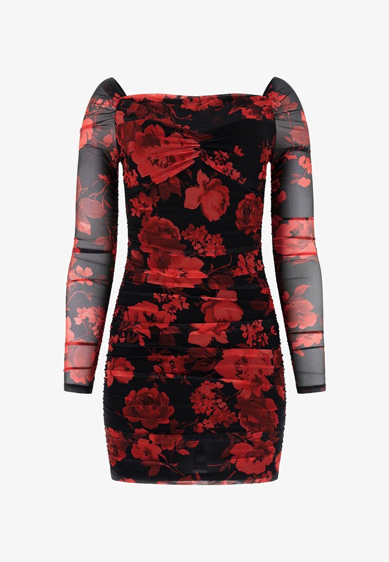 Guess MINI - Shift dress - blumenmuster rot/red - Zalando.ie Guess MINI - Shift dress - blumenmuster rot/red - Zalando.ie