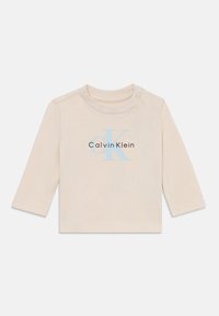 Calvin Klein Jeans MONOGRAM UNISEX - Langarmshirt - whitecap gray