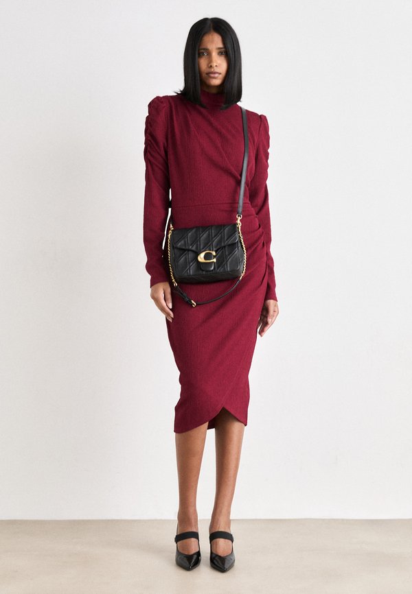 DENVER DRESS - Jersey dress - bordeaux3