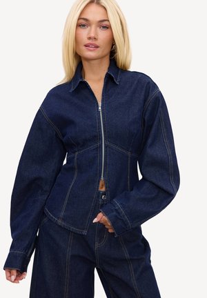 LOAVIES, OUR EVERLASTING HORIZON - Chaqueta vaquera - blue dark denim