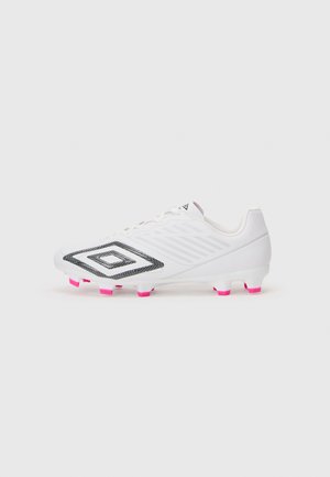 VELOCITA DECIMO SQUAD - Scarpe da calcio per terreni duri - white/black/pink glo