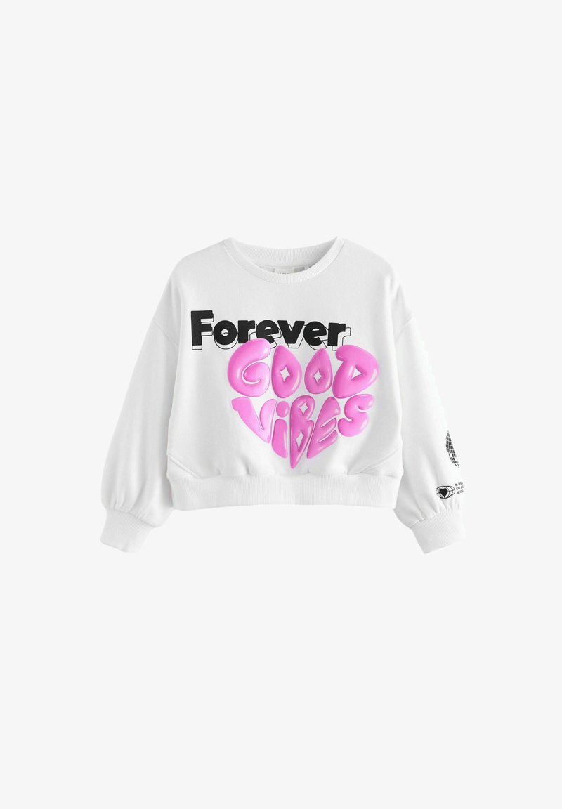 Next SLOGAN HEART REGULAR FIT - Sweatshirt - pink