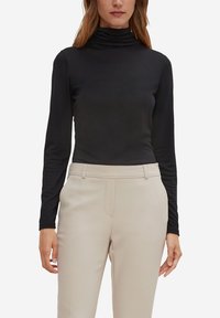comma Langarmshirt - schwarz
