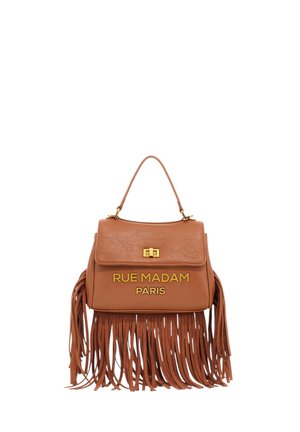 RUE MADAM PARIS LES JOURS XS FRINGES - Borsa a mano - cognac