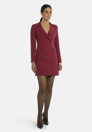 Nicowa, KLASSICHES BLAZERKLEID AUS TWILL LIORA - Blousejurk - dunkelrot