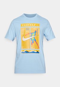 COURT TEE  - Sports T-shirts - psychic blue