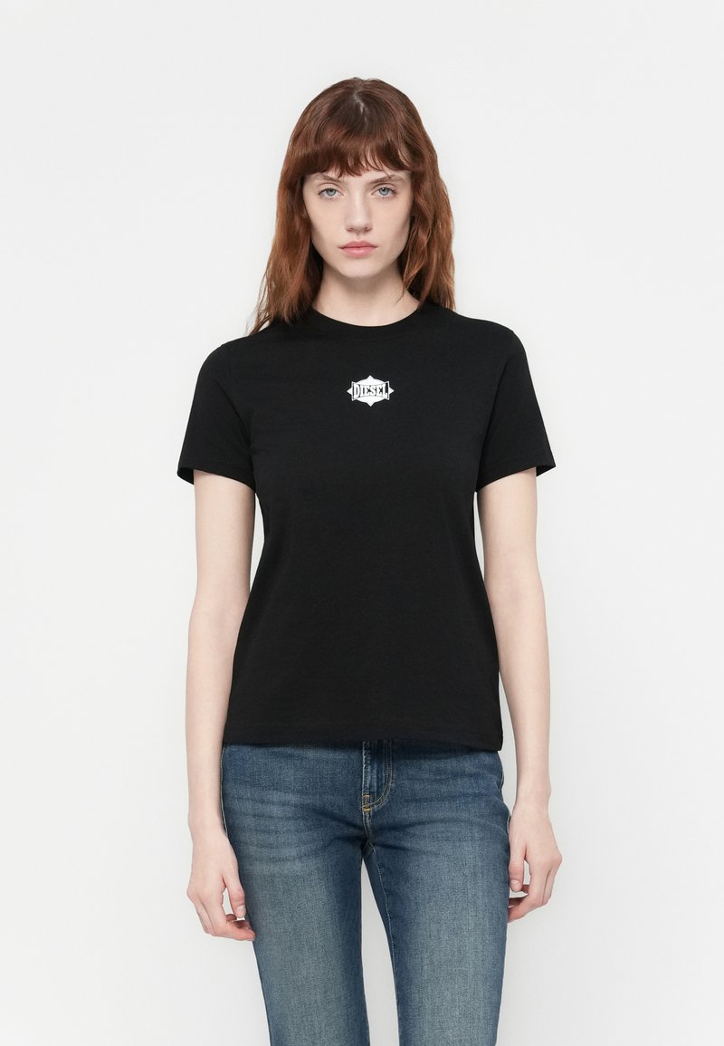 Diesel T-shirt print rood