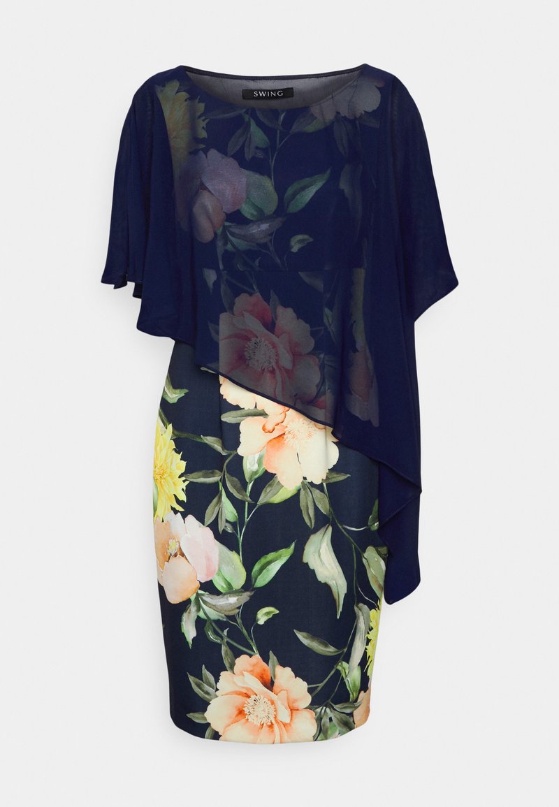 Swing Cocktailjurk donkerblauw