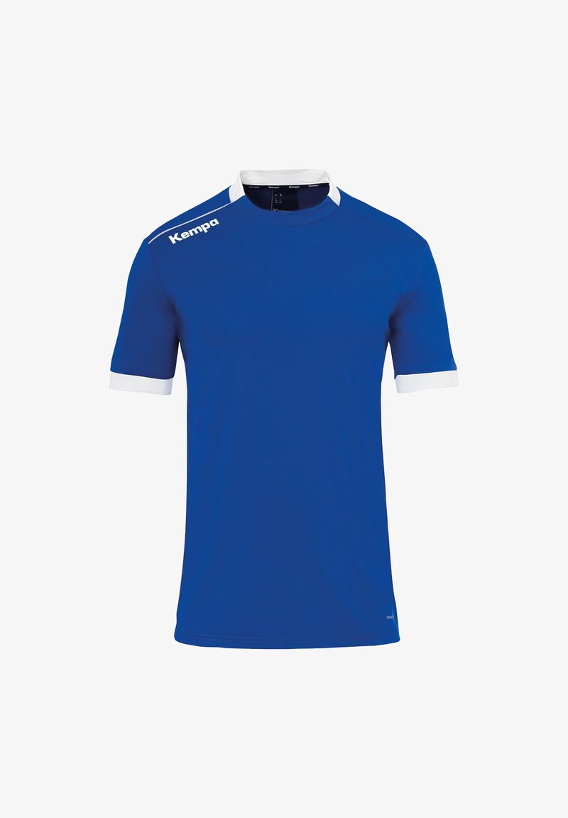 Kempa PLAYER - Print T-shirt - royal weiß