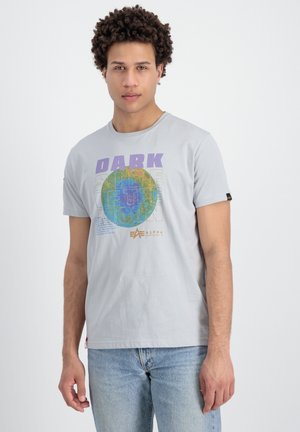 DARK SIDE - Print T-shirt - pastel grey