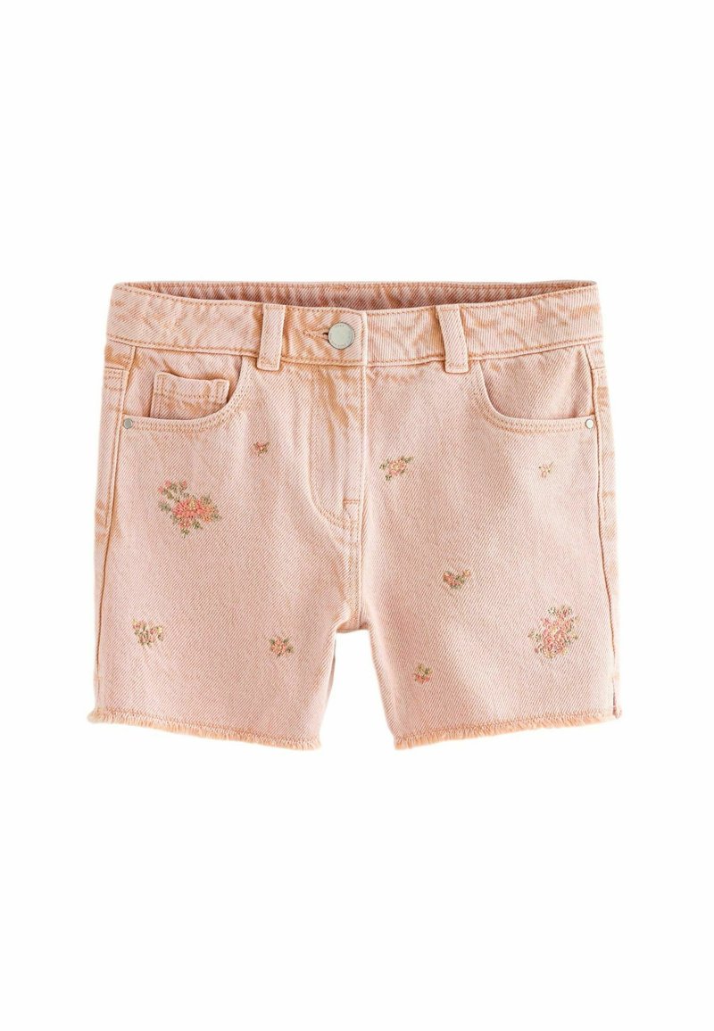 Next - EMBROIDERY FRAY - Jeans Shorts - orange, Vergrößern