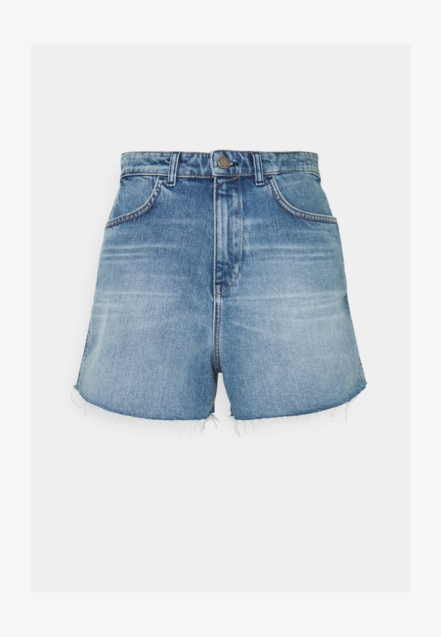 Denim shorts - vintage mid blue