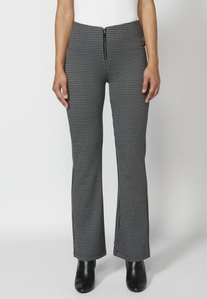 LARGO - Pantalones - black grey