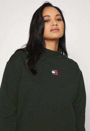 BADGE MOCKNECK - Sweatshirt - black