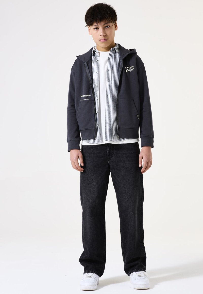 Garcia Sudadera con cremallera - caviar