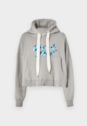 Bonsai OVERSIZE  CROPPED HOODIE PRINTED GRAPHIC UNISEX - Huppari - grey