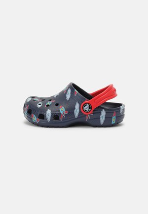 CLASSIC TODDLER PRINTED - Pantolette flach - navy