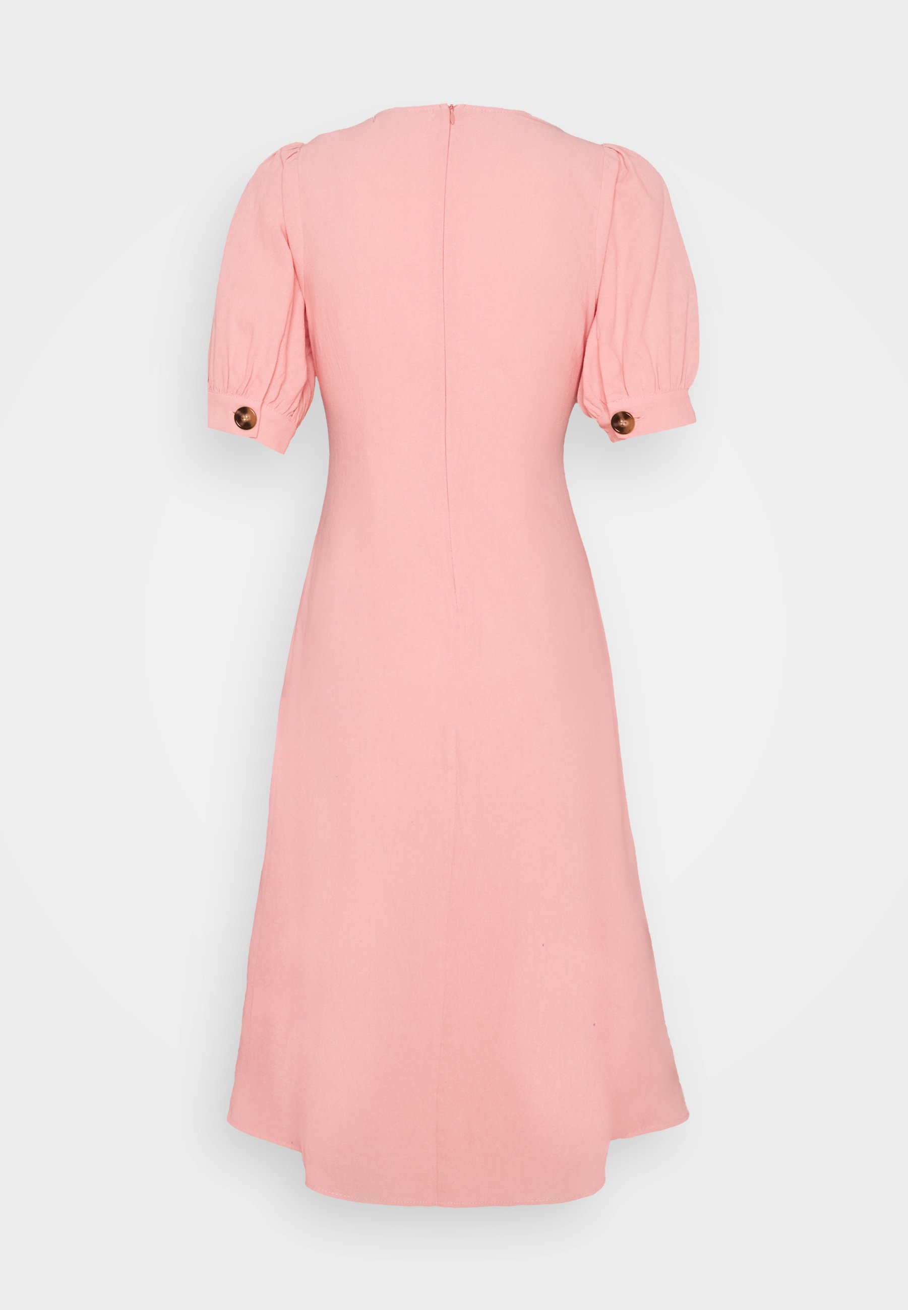 coral short sleeve dress