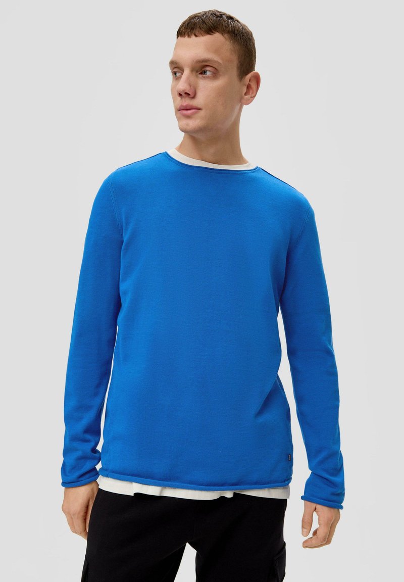 QS LEICHTER - Strickpullover - royalblau