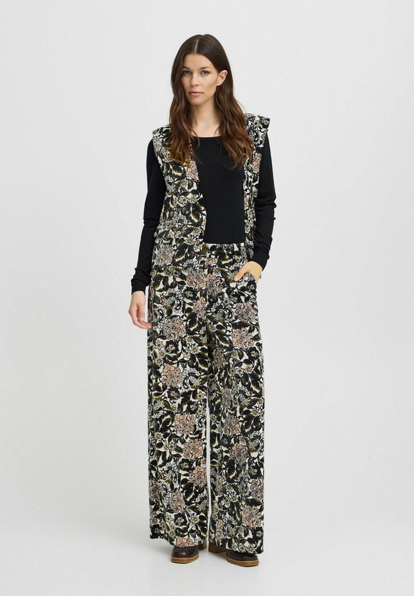 IRVELVA - Trousers - vintage flower print2