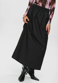 JUNY  - A-snit nederdel - caviar