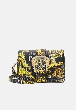 Versace Jeans Couture CROSSBODY DISCO BAG - Schoudertas - black/gold