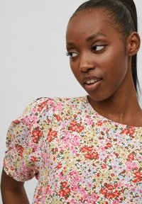 VILA Bluse - white alyssum