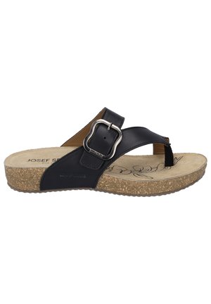 TONGA  - T-bar sandals - schwarz