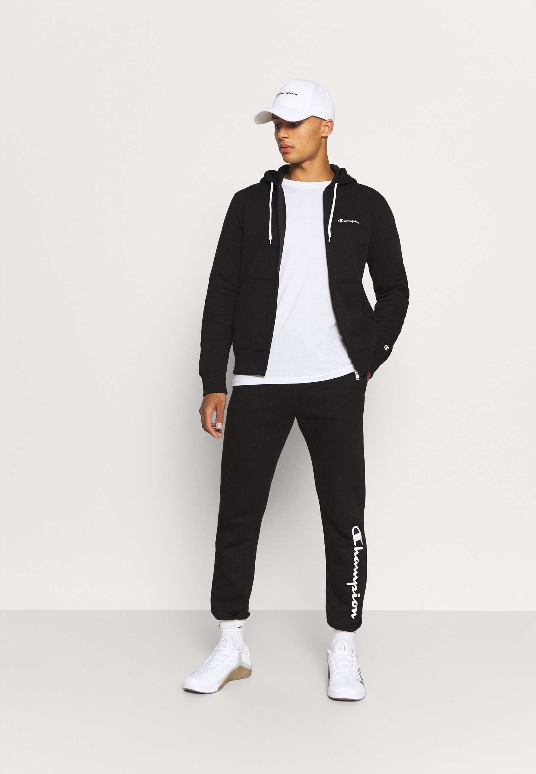 hooded full zip suit