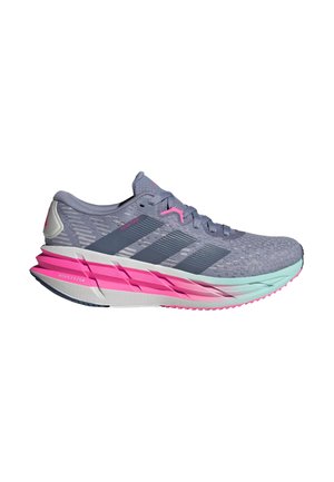 ADISTAR 4 - Road running shoes - silver violet   preloved ink   lucid pink