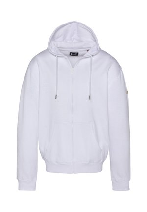 Felpa con zip - white