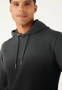 Next DIP DYE OVERHEAD  - Majica s kapuljačom - black grey dip dye