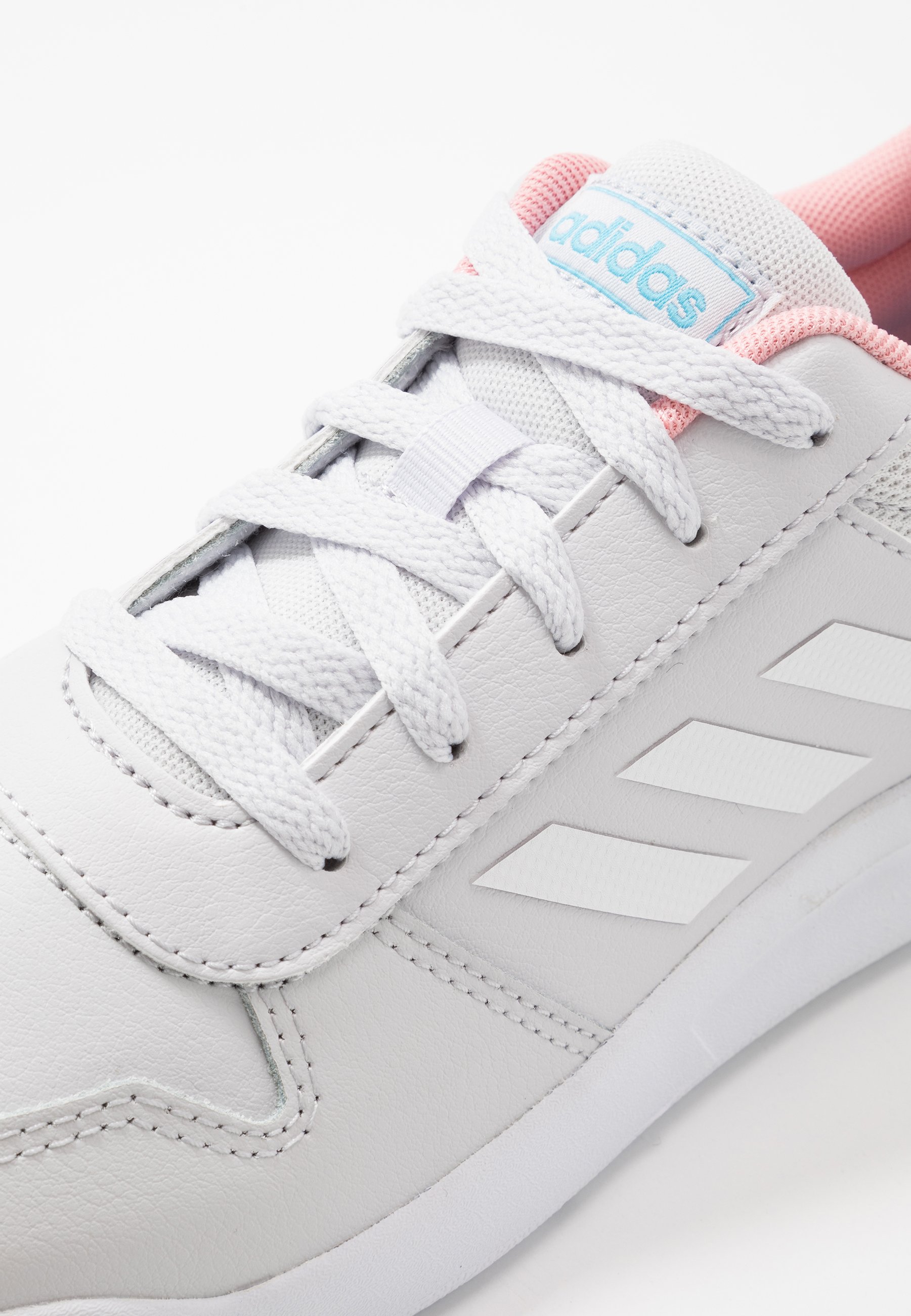 adidas Performance TENSAUR - Sportschoenen - dash grey/footwear white/glow  pink/Lichtgrijs - Zalando.nl