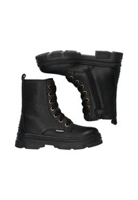 Braqeez Veterboots - zwart