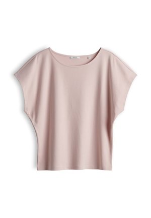OPUS, RELAXED STRAIGHT SOFT LOOK - Basic T-shirt - rose tint