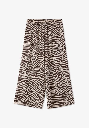 Terranova, AMPIO STAMPA ZEBRATA - Pantaloni - var marrone