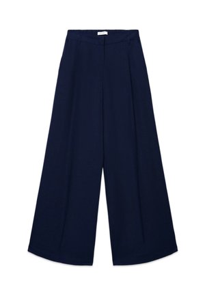 Calliope, PANTALONE LUNGO TINTA UNITA - Pantalon classique - blu notte