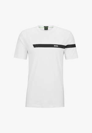 BOSS TEE - Printtipaita - white