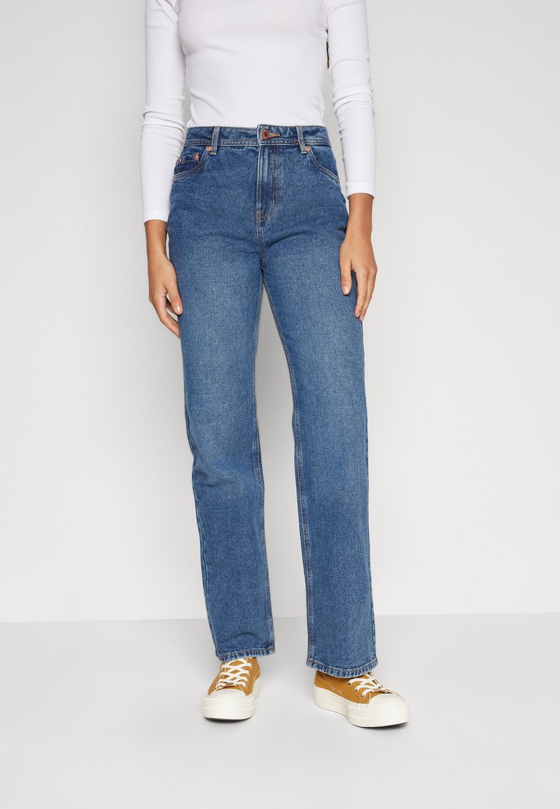 Vero Moda VMRACHEL WIDE Jeans Straight Leg medium blue denim/blue