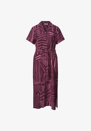 Street One, MIDIKLEID MIT BOWLING-KRAGEN - Robe chemise - blush berry