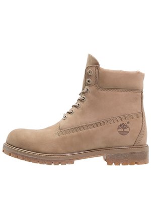 Botines con cordones - tan