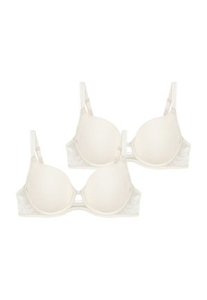 2-PACK  - Bøjle-bh - silk white
