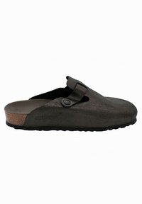 Birkenstock Mules - washed metallic antique black