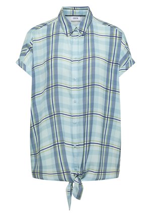 Cecil, DROPPED SHOULDER HEMDBLUSE MIT PRINT - Chemisier - easy blue