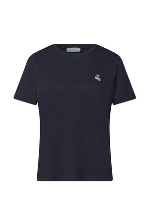 Street One Studio, T-SHIRT MIT RUNDHALS UND EMBROIDERY-DETAIL - T-shirts print - maritime blue