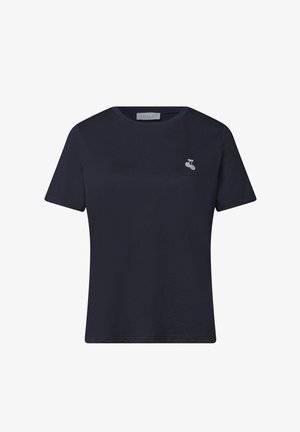 Street One Studio, T-SHIRT MIT RUNDHALS UND EMBROIDERY-DETAIL - T-shirts print - maritime blue