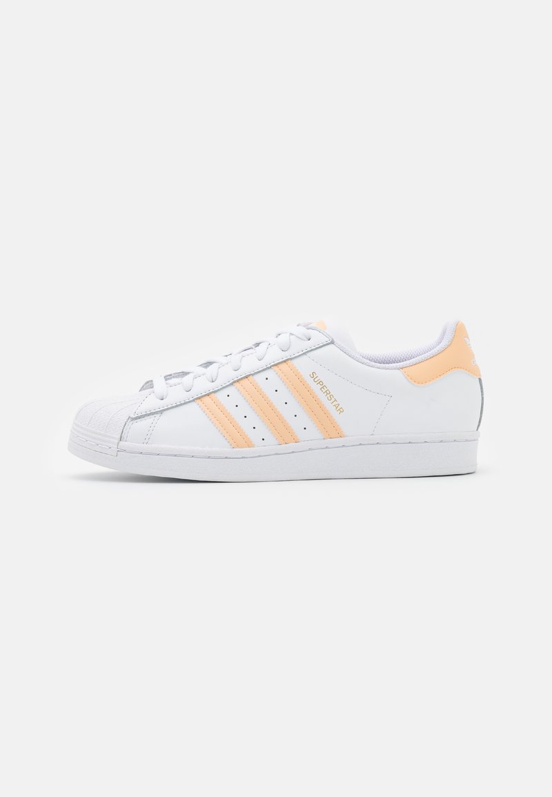adidas Originals SUPERSTAR - Sportcipő - footwear white/glow orange/glow pink